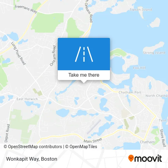 Wonkapit Way map