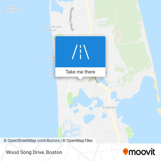 Wood Song Drive map