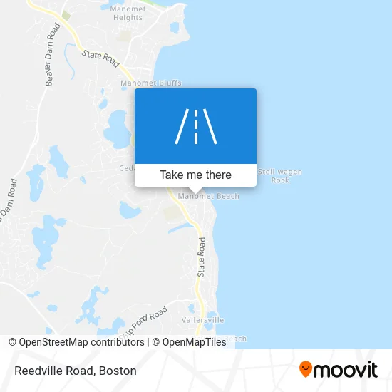 Reedville Road map