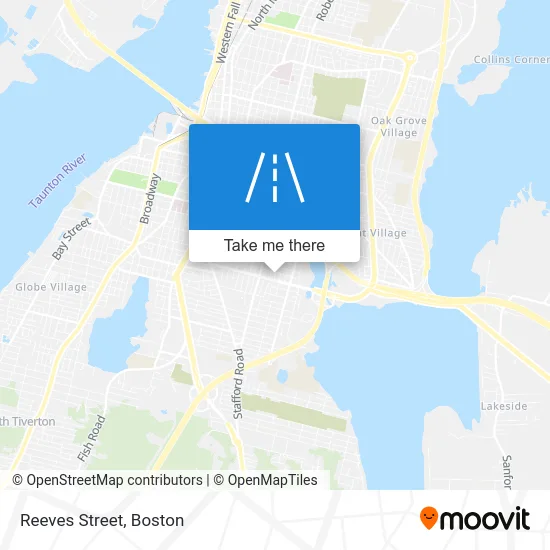 Reeves Street map