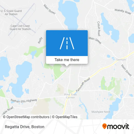 Regatta Drive map