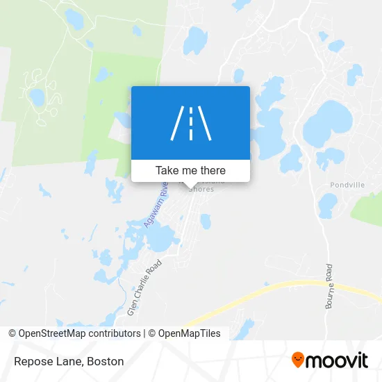 Repose Lane map