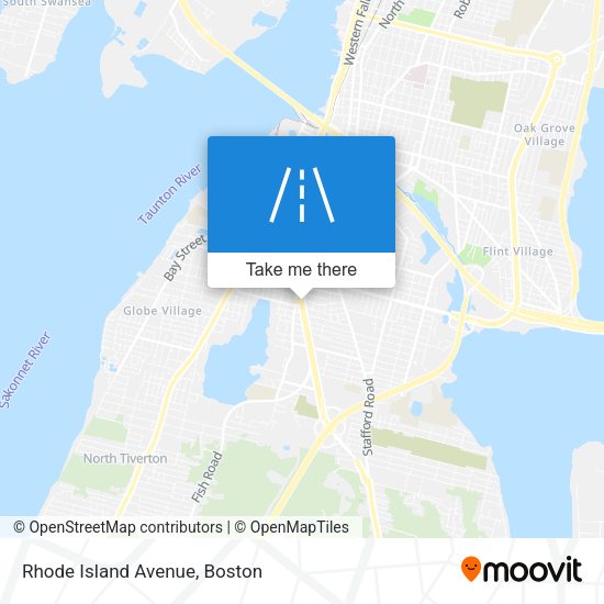 Mapa de Rhode Island Avenue