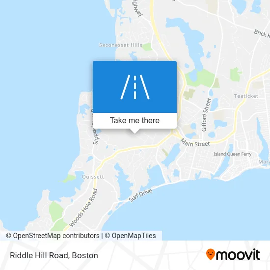 Riddle Hill Road map