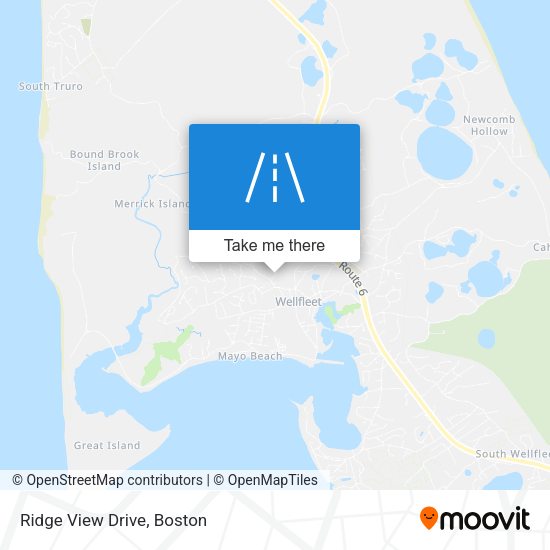 Ridge View Drive map