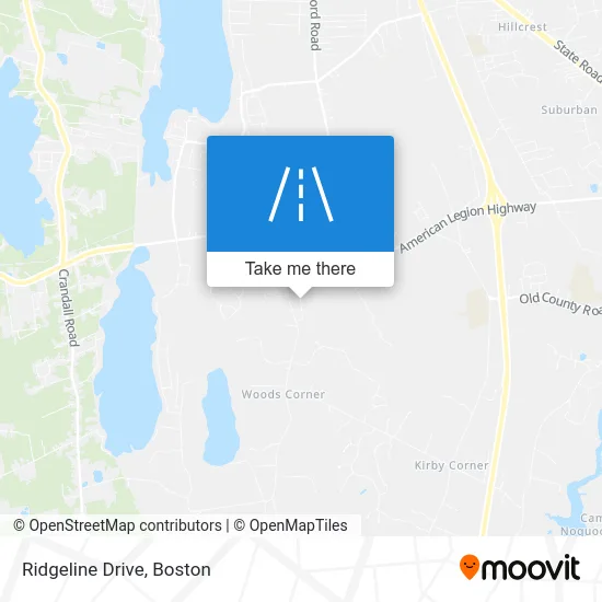 Ridgeline Drive map