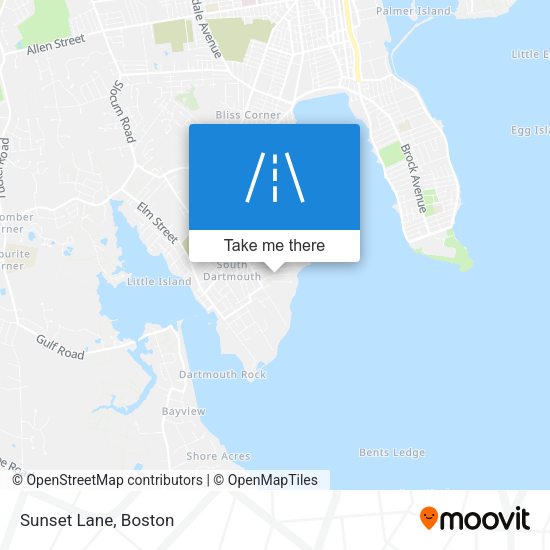 Mapa de Sunset Lane