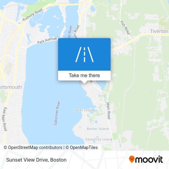 Mapa de Sunset View Drive