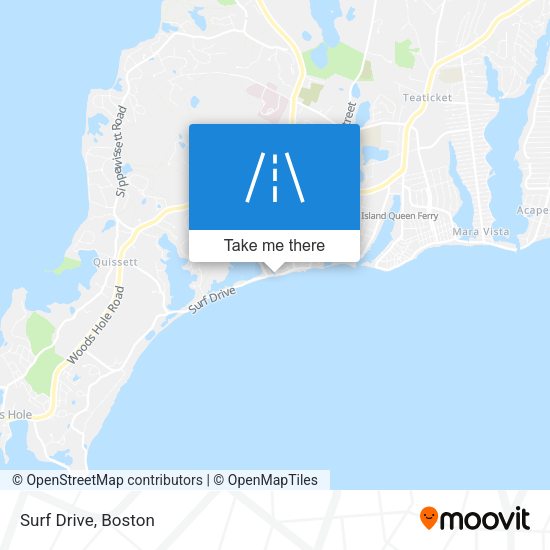 Surf Drive map