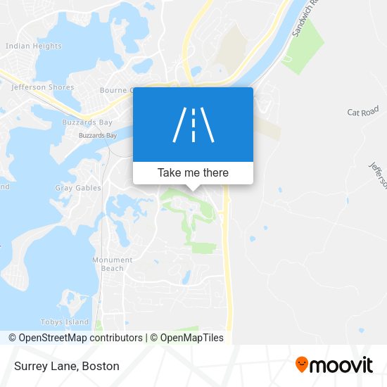 Surrey Lane map