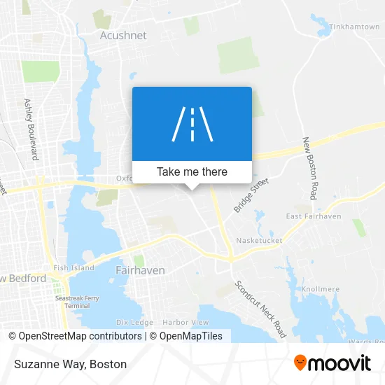 Suzanne Way map