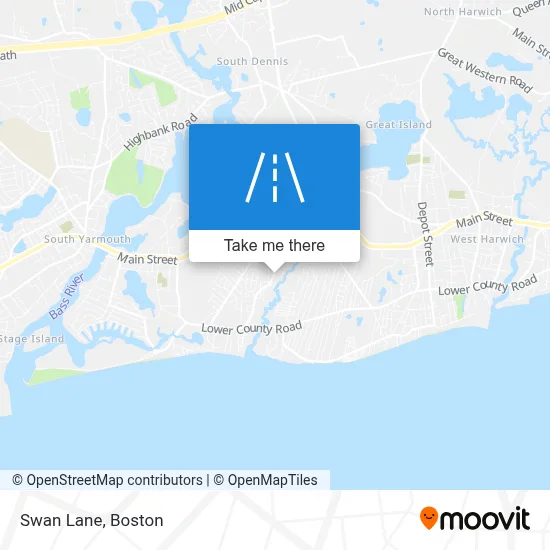 Swan Lane map
