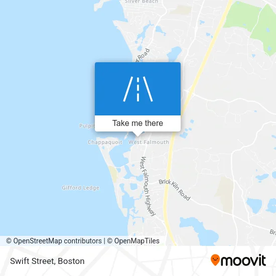 Swift Street map