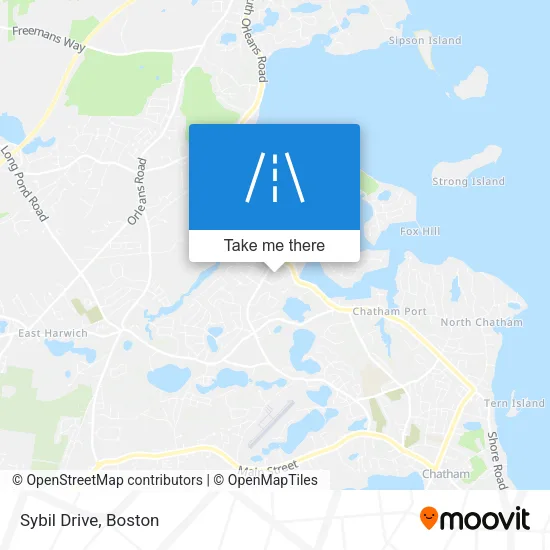 Sybil Drive map