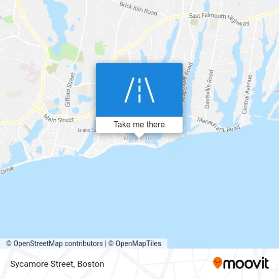 Sycamore Street map