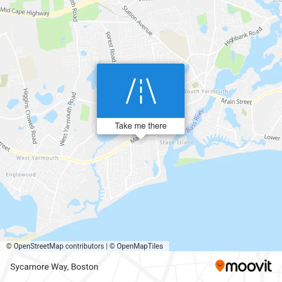 Sycamore Way map