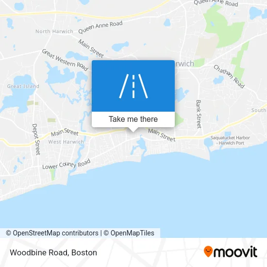 Woodbine Road map