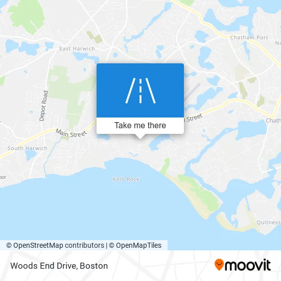 Woods End Drive map