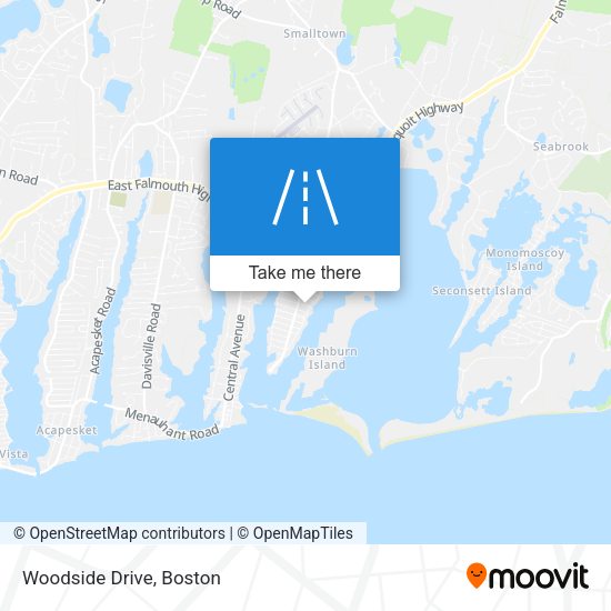 Mapa de Woodside Drive