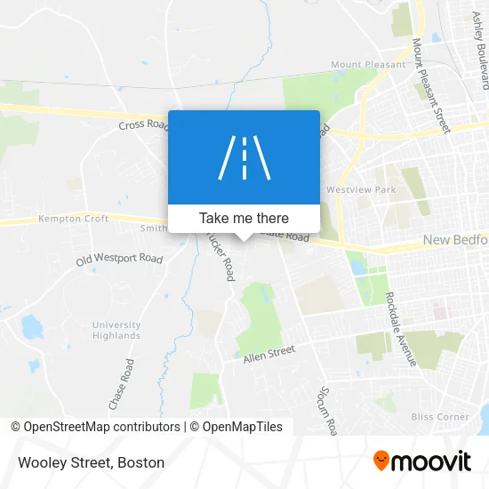 Wooley Street map