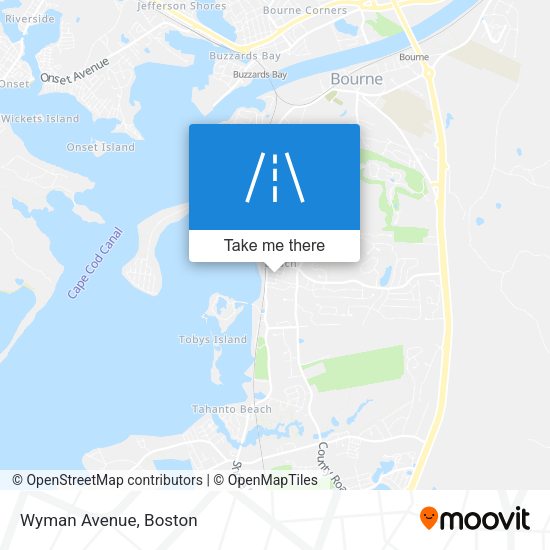 Mapa de Wyman Avenue