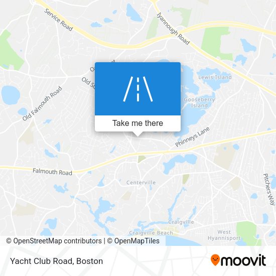 Mapa de Yacht Club Road