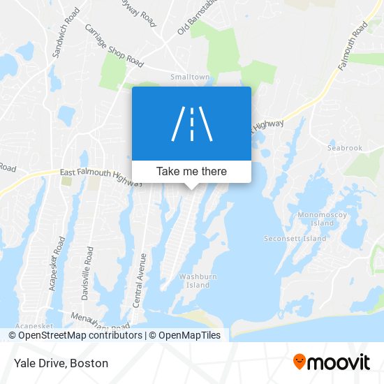 Yale Drive map