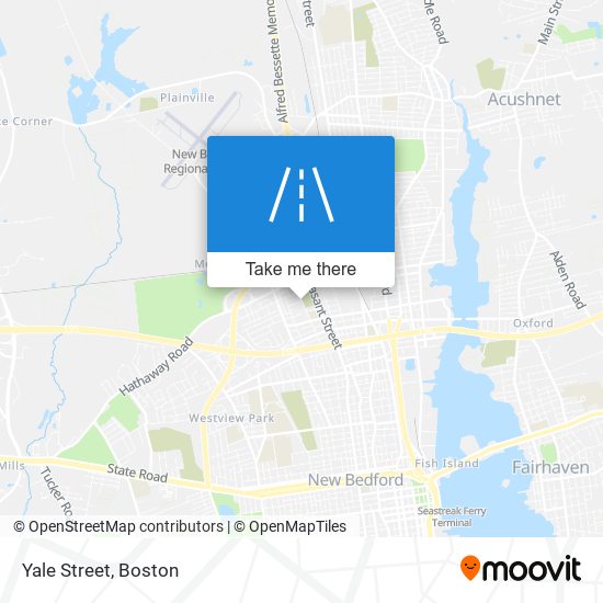 Yale Street map