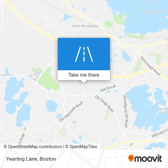 Yearling Lane map