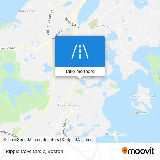 Ripple Cove Circle map