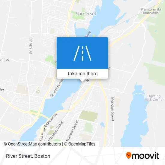 Mapa de River Street