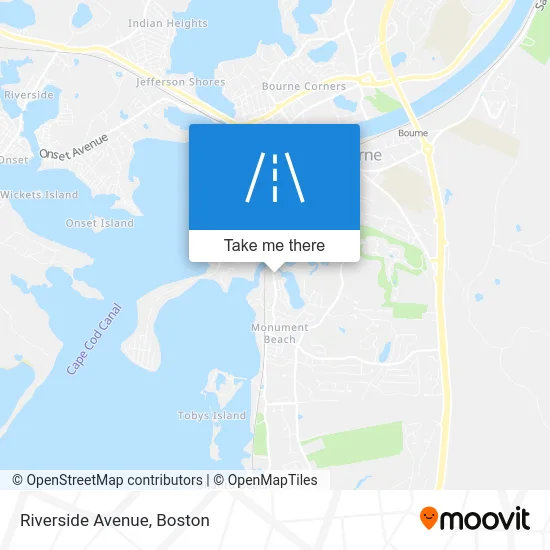 Riverside Avenue map