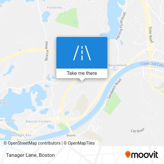 Tanager Lane map