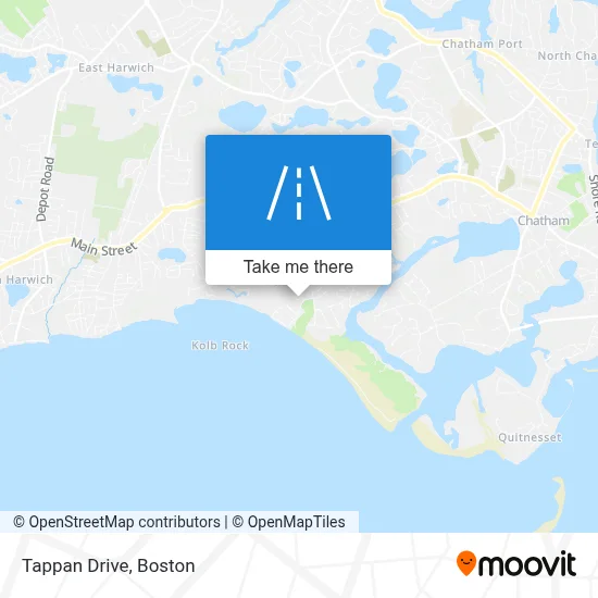 Tappan Drive map