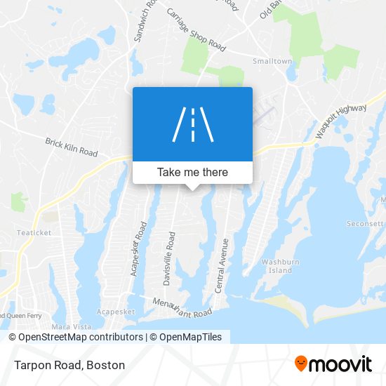 Tarpon Road map