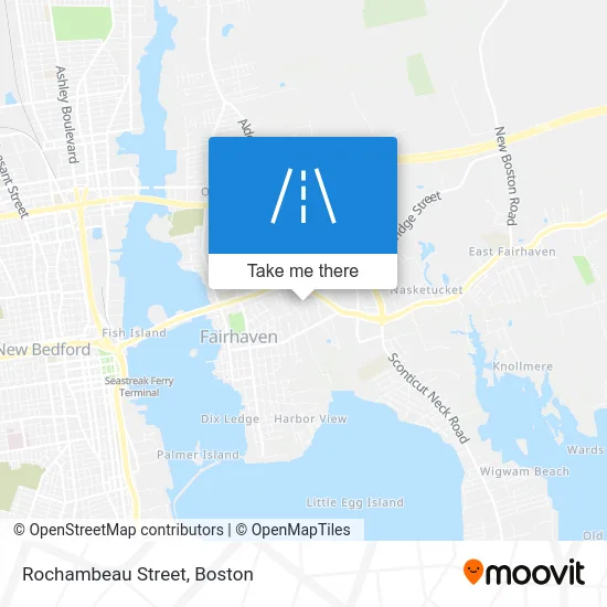 Rochambeau Street map