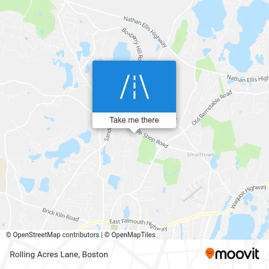 Rolling Acres Lane map