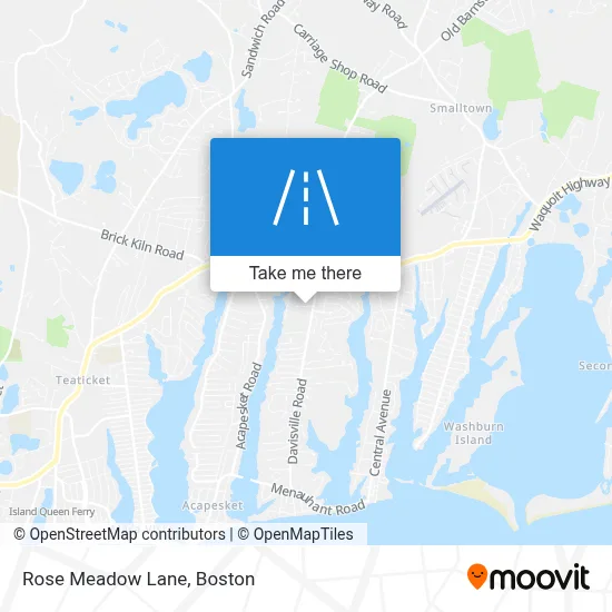 Rose Meadow Lane map