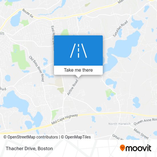 Mapa de Thacher Drive