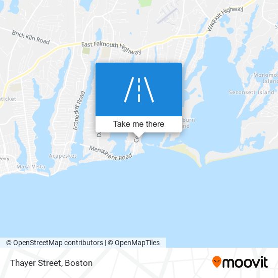 Mapa de Thayer Street