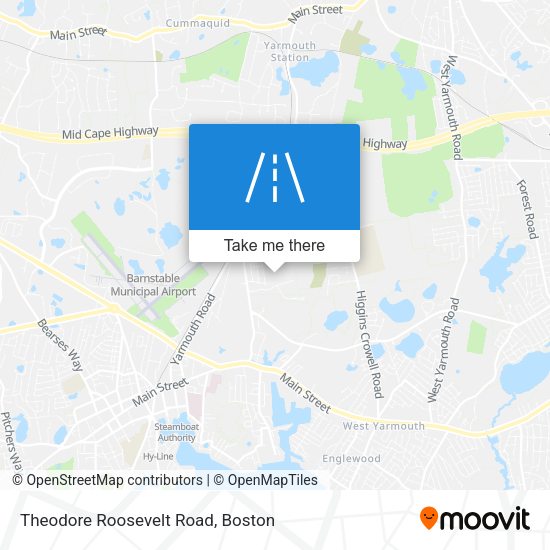 Theodore Roosevelt Road map