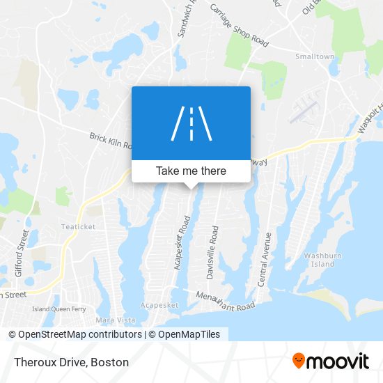 Theroux Drive map