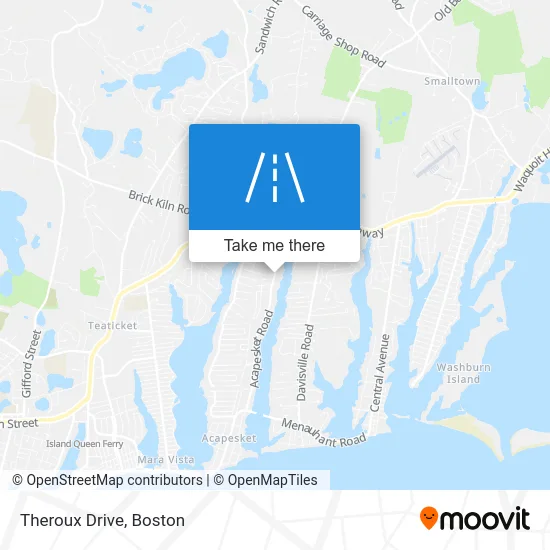 Theroux Drive map