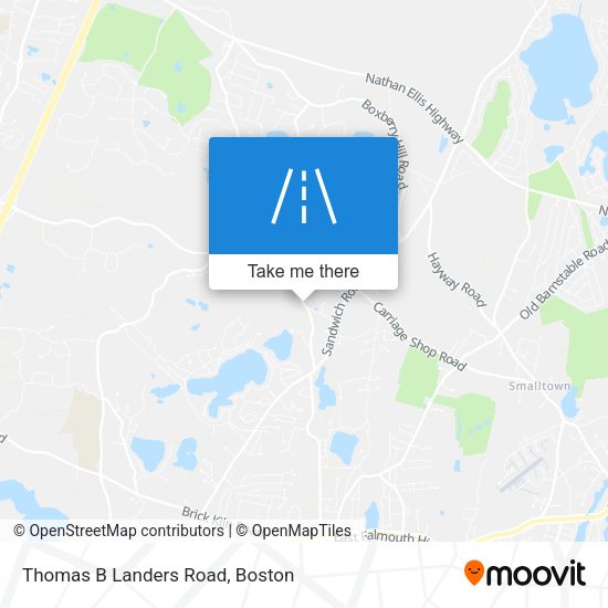 Thomas B Landers Road map