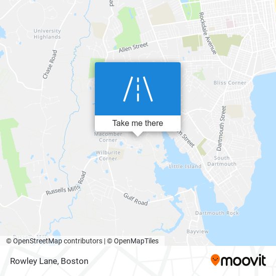 Rowley Lane map