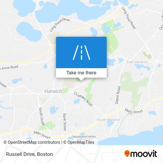 Mapa de Russell Drive