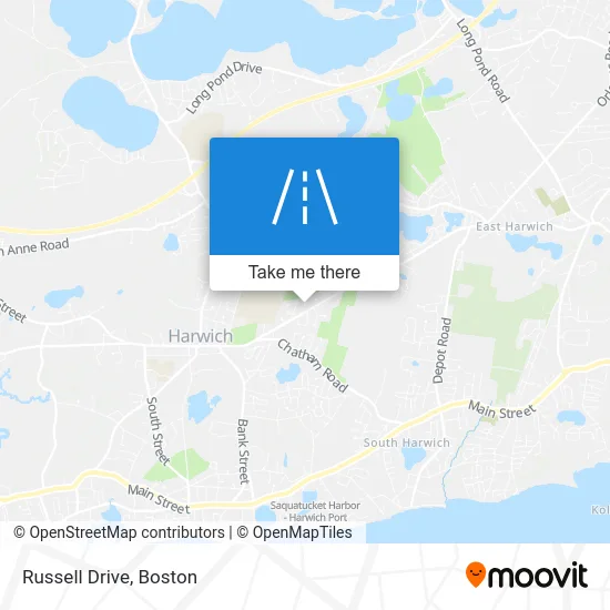Russell Drive map