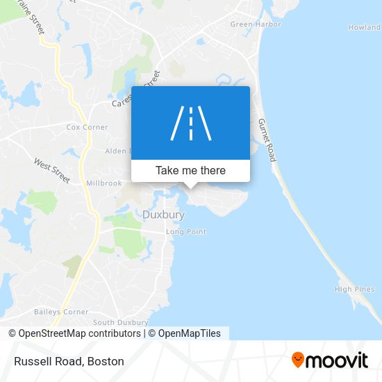 Mapa de Russell Road
