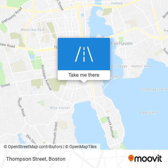 Thompson Street map