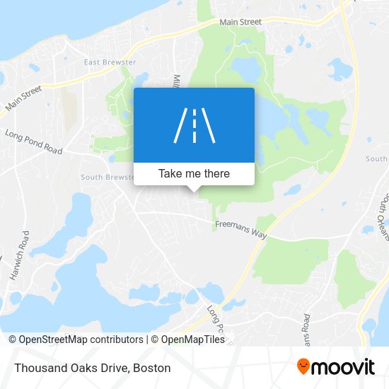 Mapa de Thousand Oaks Drive